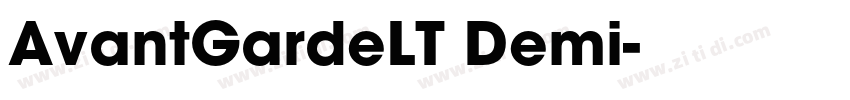 AvantGardeLT Demi字体转换